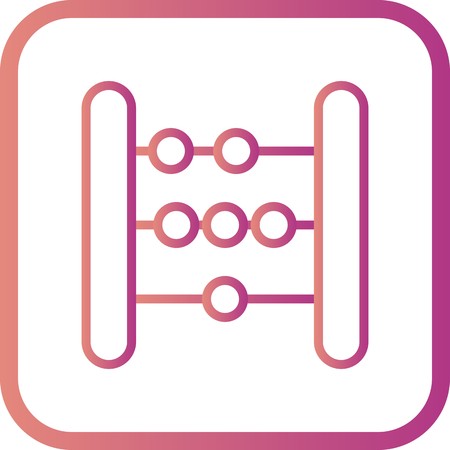 Vector ABACUS Iconのイラスト素材