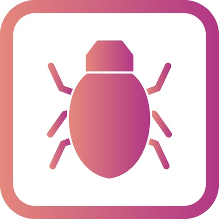 Vector Bug Iconのイラスト素材