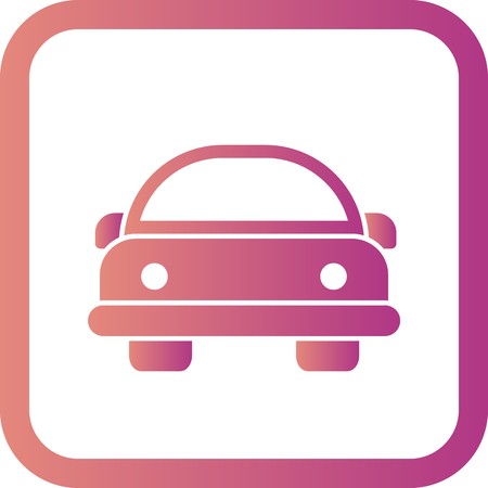 Vector Cartoon car Iconのイラスト素材