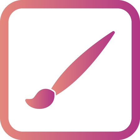 Vector Drawing Brush Iconのイラスト素材