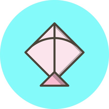 Vector Kite Iconのイラスト素材