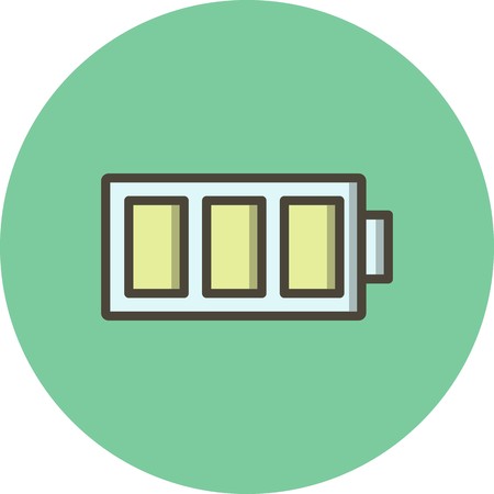 Vector Full Battery Iconのイラスト素材