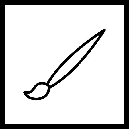 Vector Drawing Brush Iconのイラスト素材