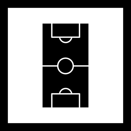 Vector Football Field Iconのイラスト素材