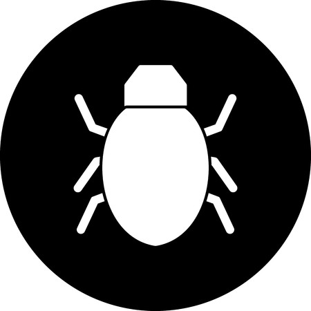 Vector Bug Iconのイラスト素材