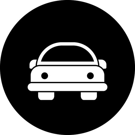 Vector Cartoon car Iconのイラスト素材