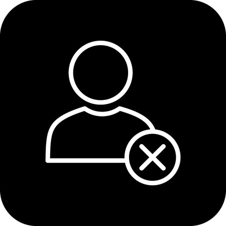 Vector Remove User Iconのイラスト素材