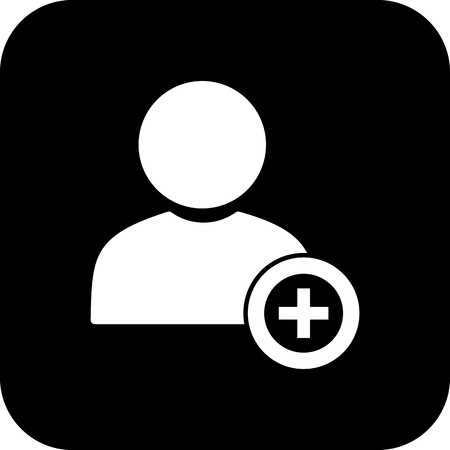 Vector Add User Iconのイラスト素材
