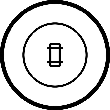 Vector Cricket Ground Iconのイラスト素材