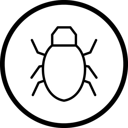 Vector Bug Iconのイラスト素材