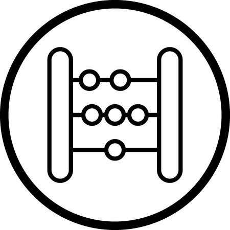 Vector ABACUS Iconのイラスト素材