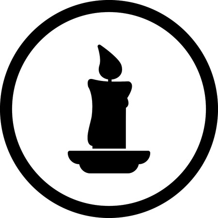 Vector Candle Iconのイラスト素材