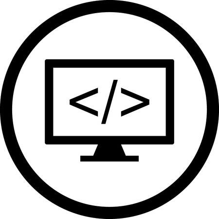 Vector Programming Iconのイラスト素材