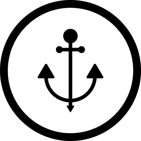Vector Anchor Iconのイラスト素材