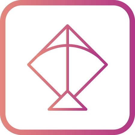 Vector Kite Iconのイラスト素材