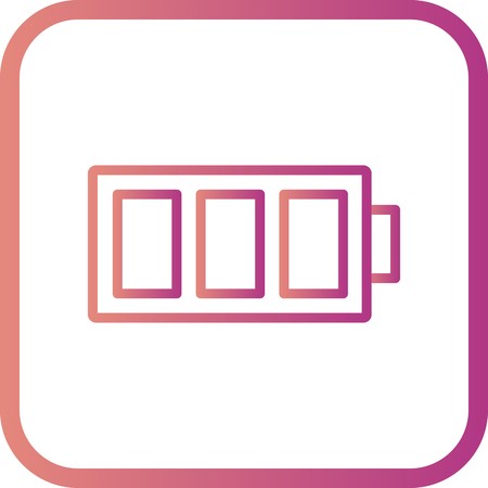 Vector Full Battery Iconのイラスト素材