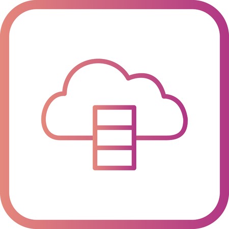 Vector Data base Iconのイラスト素材