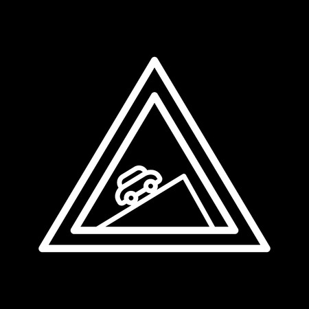 Vector Steep ascent Iconのイラスト素材