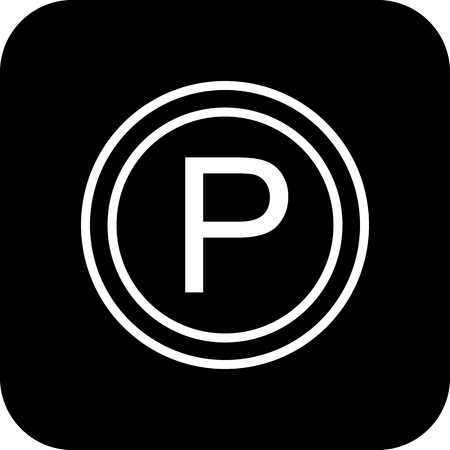 Vector Parking Iconのイラスト素材
