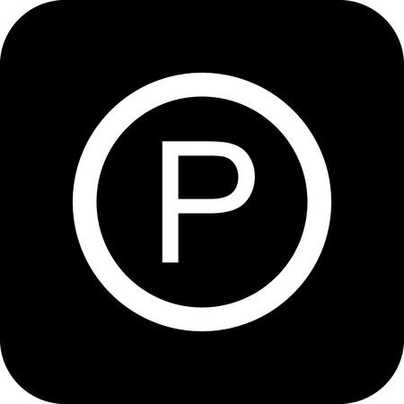 Vector Parking Iconのイラスト素材