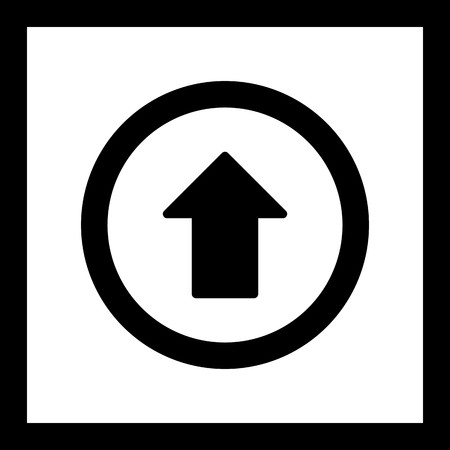 Vector Go straight ahead Iconのイラスト素材