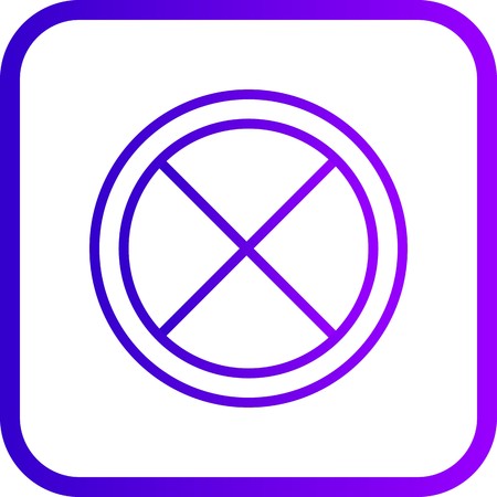 Vector Road Closed Iconのイラスト素材