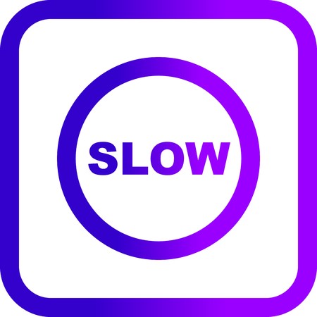 Vector Slow Iconのイラスト素材