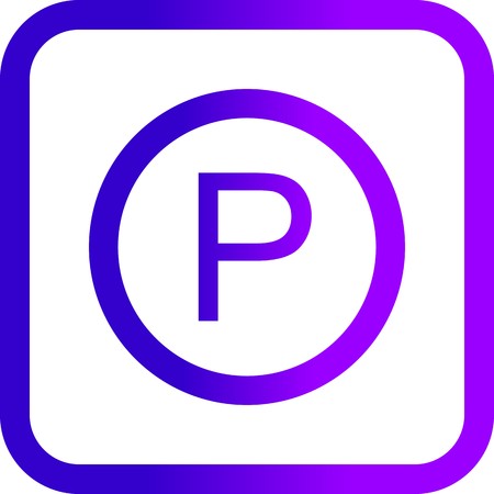 Vector Parking Iconのイラスト素材