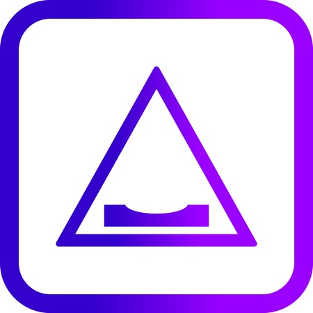 Vector Road dips Iconのイラスト素材