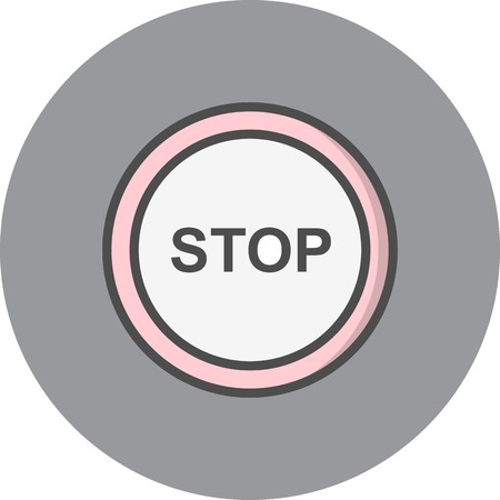 Vector Stop Iconのイラスト素材