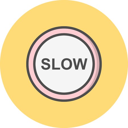 Vector Slow Iconのイラスト素材
