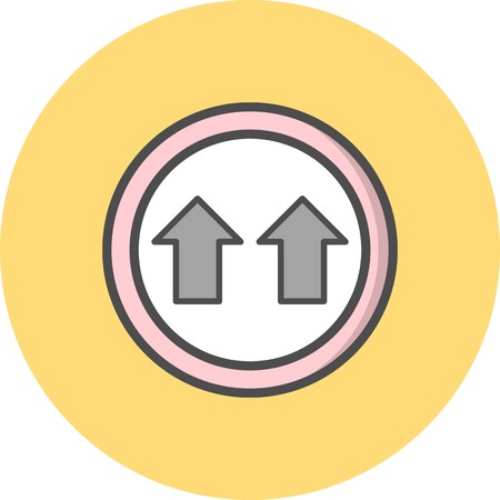 Vector Give Way Iconのイラスト素材