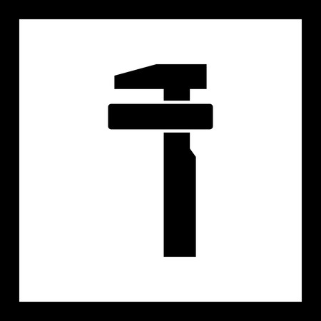 Vector Break Down Service Road Sign Iconのイラスト素材
