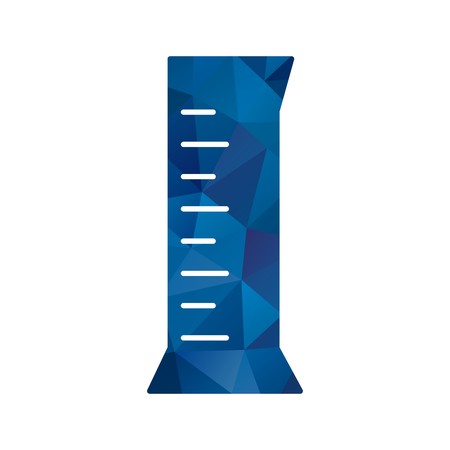 Vector Cylinder Flask Iconのイラスト素材