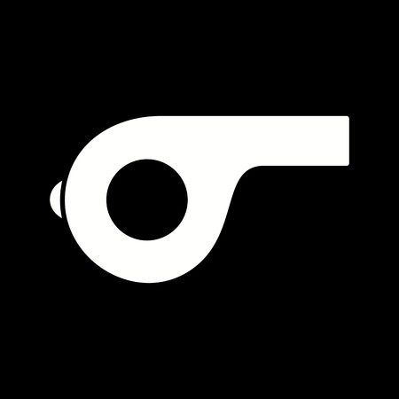 Vector Whistle Iconのイラスト素材