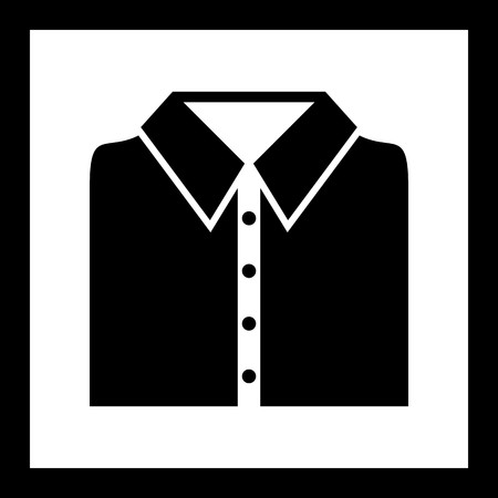 Vector School Shirt Iconのイラスト素材