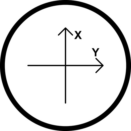 Vector Axis Iconのイラスト素材