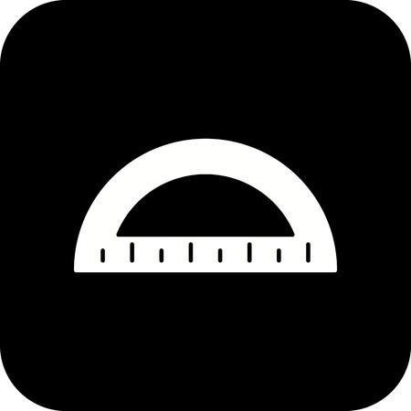 Vector Protractor Iconのイラスト素材
