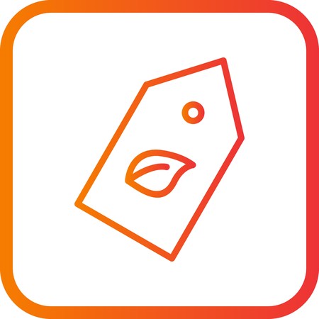 Vector Eco Label Iconのイラスト素材
