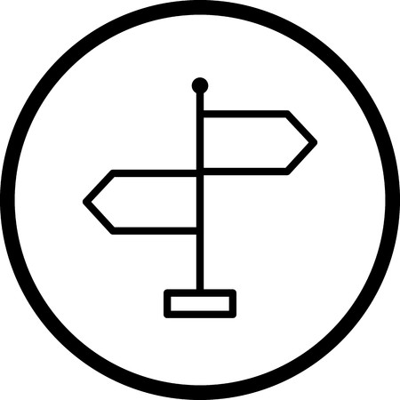 Vector Direction Iconのイラスト素材