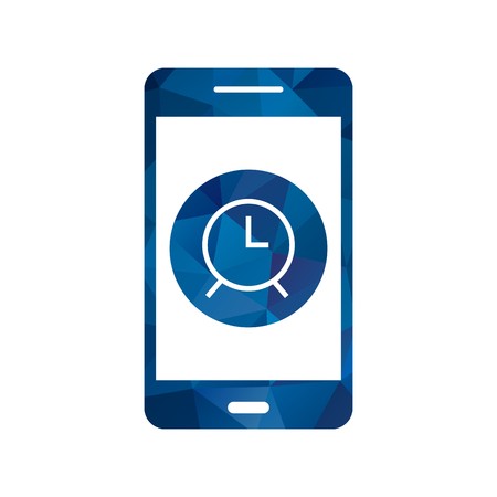Vector Alarm Mobile Application Iconのイラスト素材