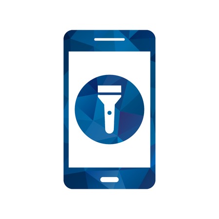 Vector Flash Light Mobile Application Iconのイラスト素材