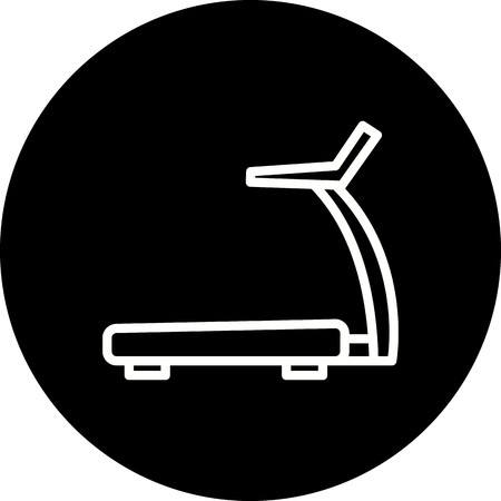 Vector Treadmill Iconのイラスト素材