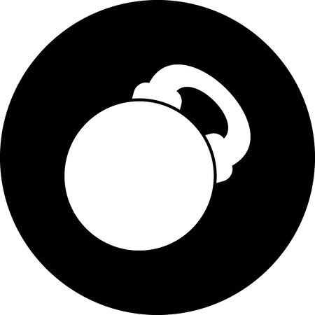 Vector Kettlebell Iconのイラスト素材