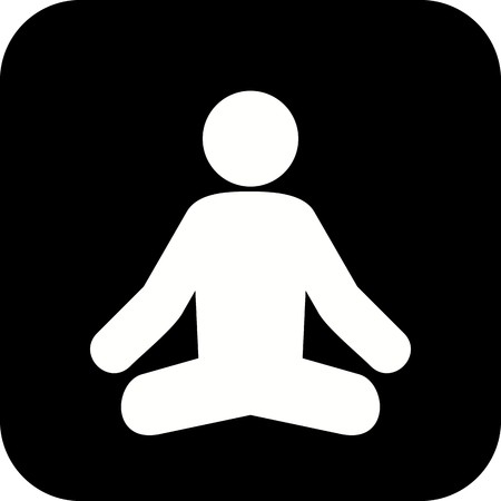 Vector Yoga Iconのイラスト素材