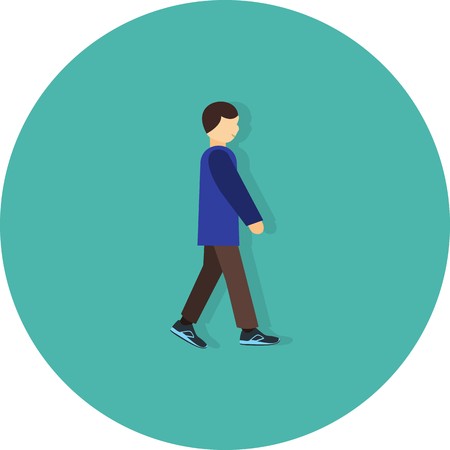 Vector Walking Iconのイラスト素材