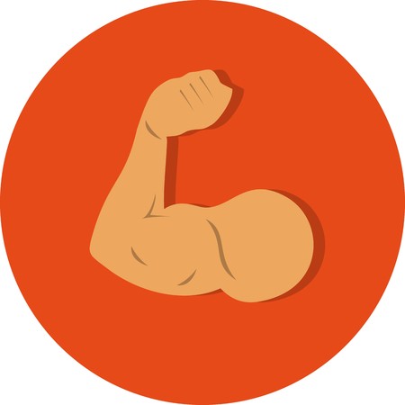 Vector Body Building Iconのイラスト素材