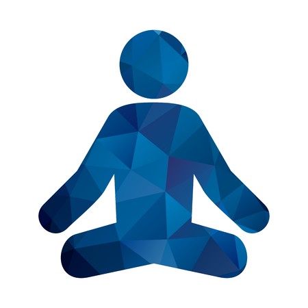 Vector Yoga Iconのイラスト素材