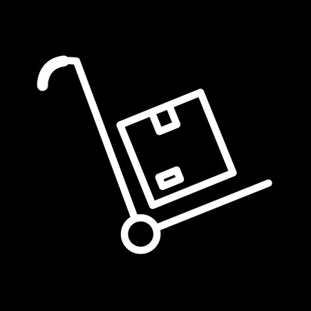 Vector Trolley Iconのイラスト素材
