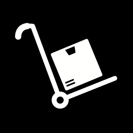 Vector Trolley Iconのイラスト素材